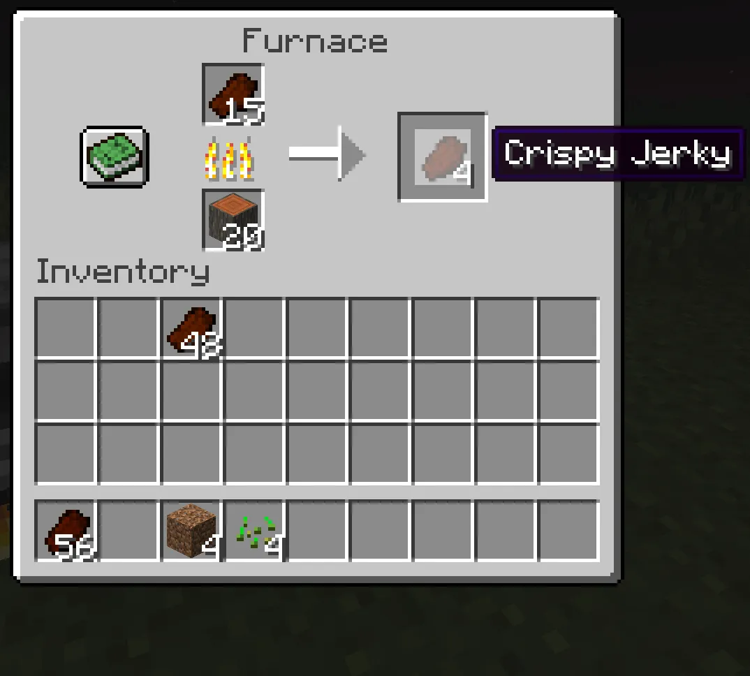 Beef Jerky Essentials — скриншот 4 (Моды, Minecraft)
