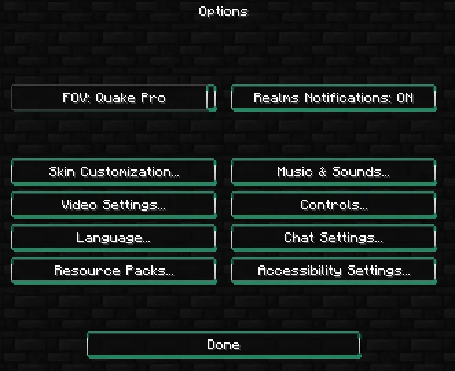 Only dark-green gui — скриншот 1 (Текстуры, Minecraft)
