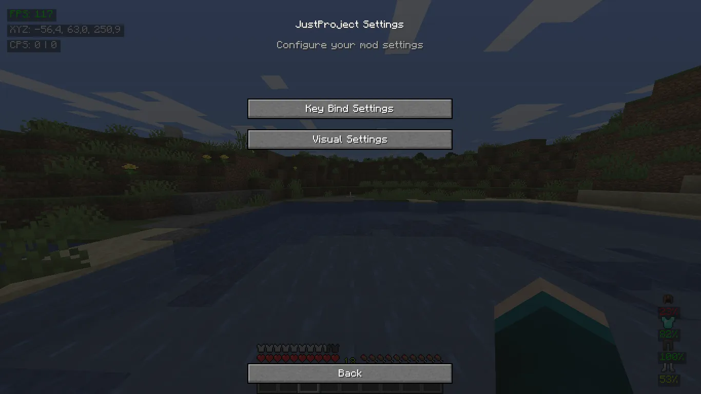  JP FPS Displayer — скриншот 3 (Моды, Minecraft)