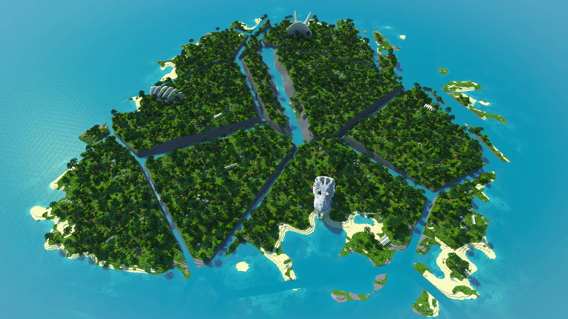 Prehistoric Island — скриншот 1 (Карты, Minecraft)