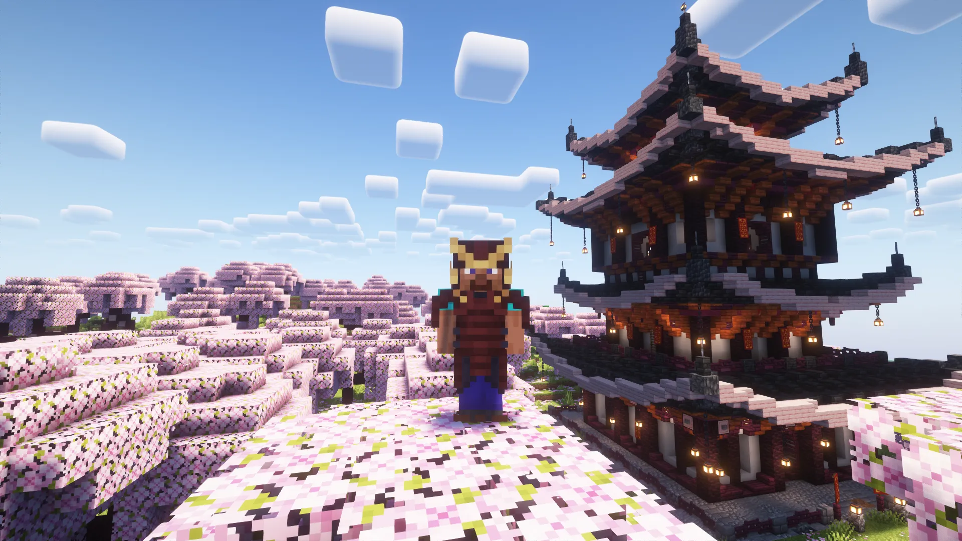 Cherry Samurai Temple, Моды, Minecraft
