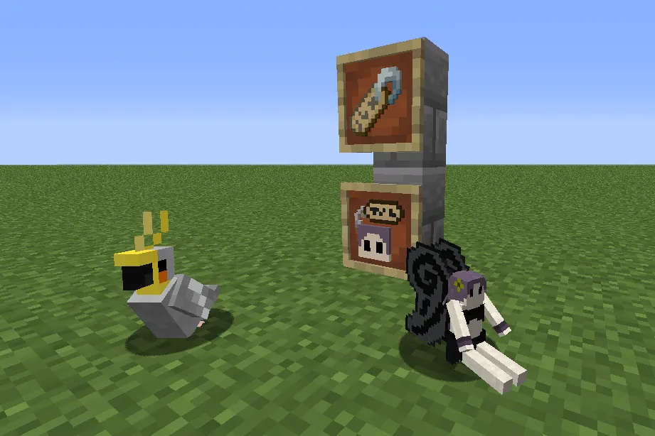 Dark mobs Tecture pack — скриншот 2 (Текстуры, Minecraft)
