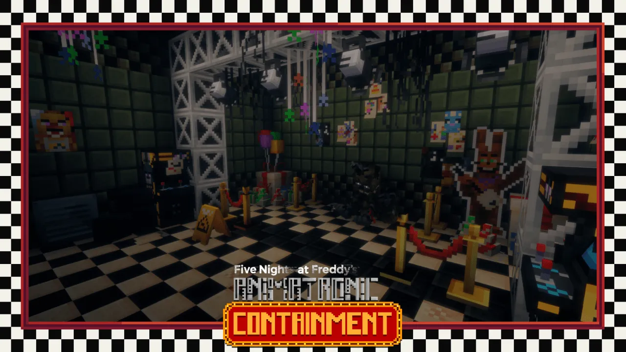 FNAF: Animatronic Containment — скриншот 6 (Моды, Minecraft)