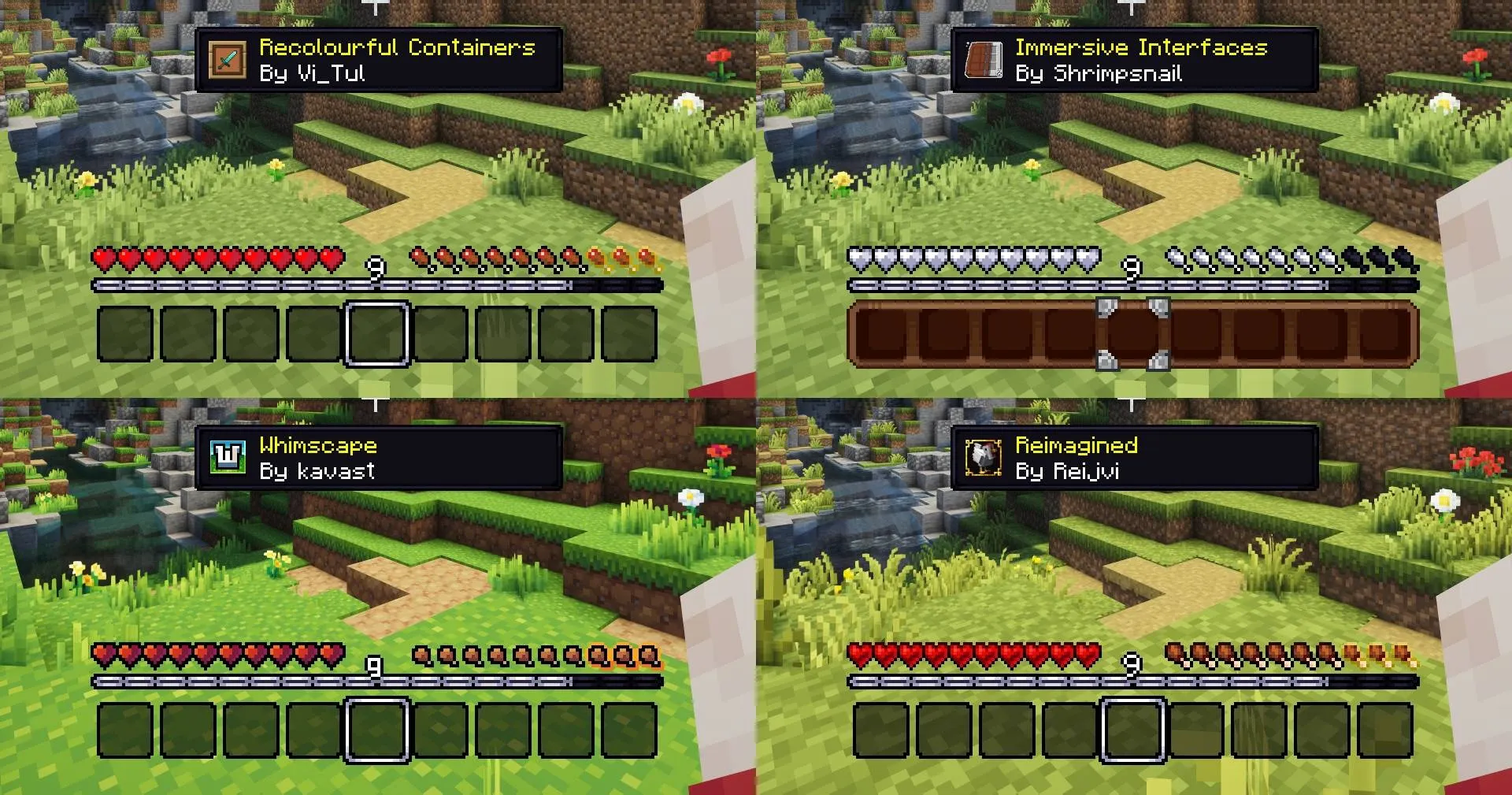 Volcanic Dark, Текстуры, Minecraft