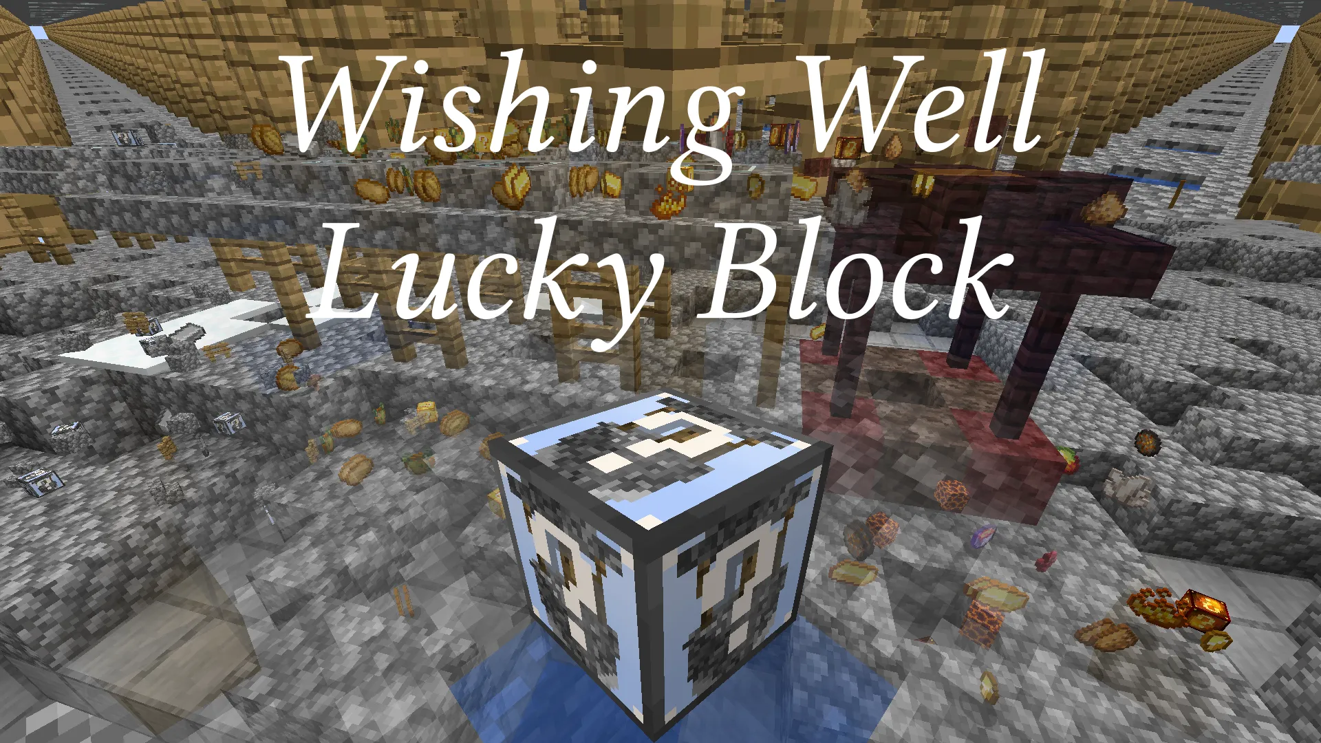 Wishing Well Lucky Block — скриншот 3 (Кастомизации, Minecraft)