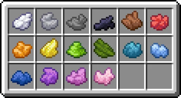 Undopia Paperless Dyes — скриншот 1 (Текстуры, Minecraft)