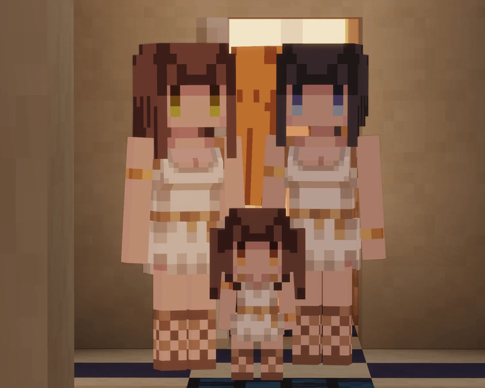 Melody's Cute Girl Villagers — скриншот 2 (Текстуры, Minecraft)