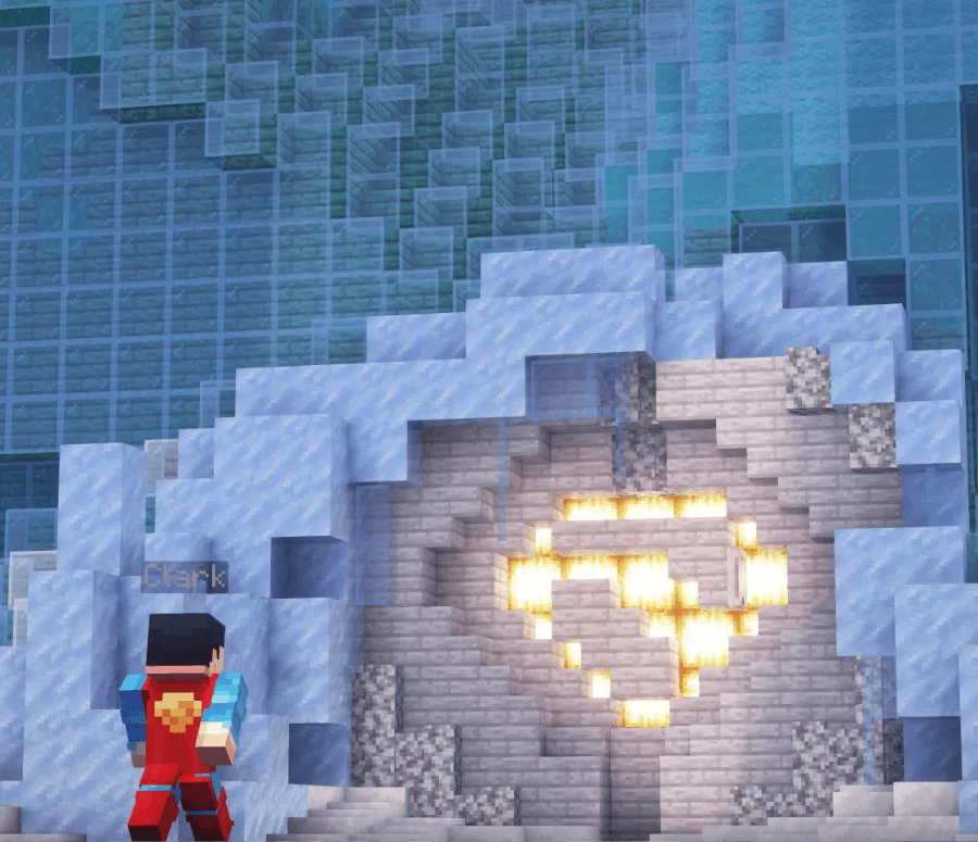Fortress of Solitude | Superhero Ice Base | PaleoTech — скриншот 3 (Карты, Minecraft)