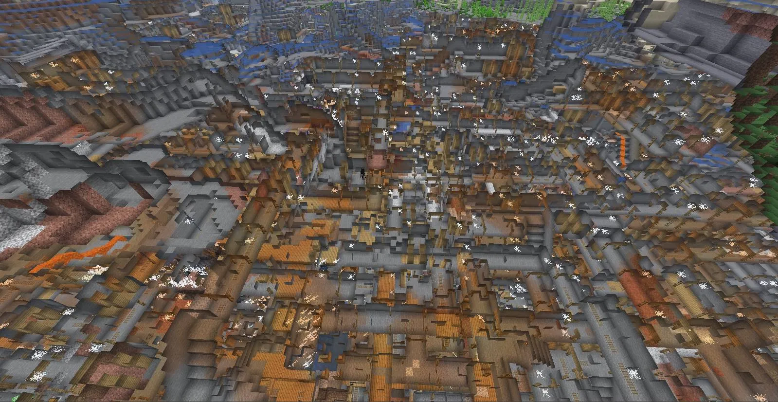 [WorldGen] Mineshaft Overgrowth! — скриншот 1 (Дата-паки, Minecraft)
