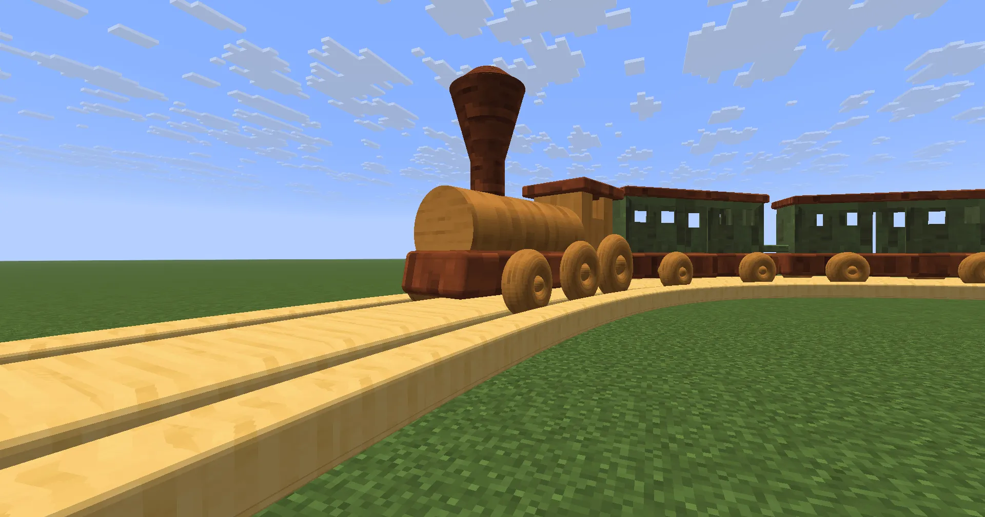 Densha no Omocha — скриншот 1 (Моды, Minecraft)