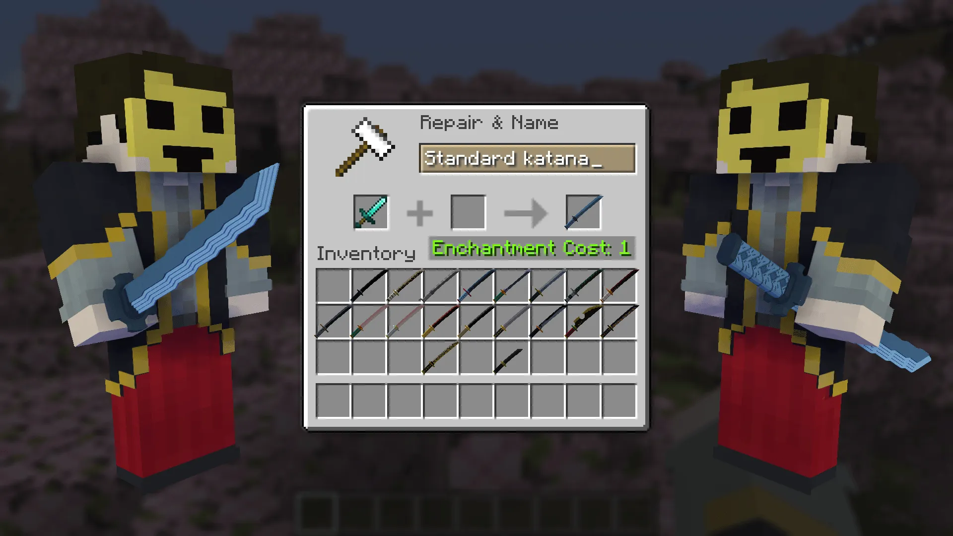 Demon slayer full pack — скриншот 2 (Текстуры, Minecraft)