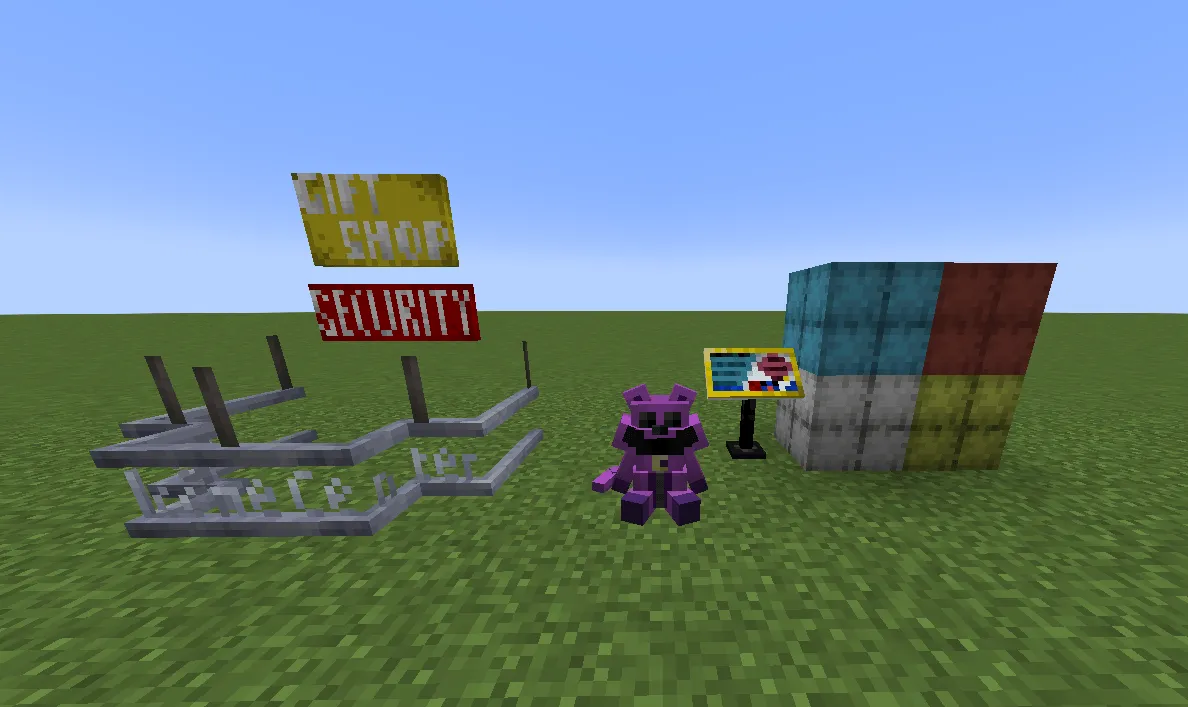 Poppy Playtime: Blueprint, Моды, Minecraft