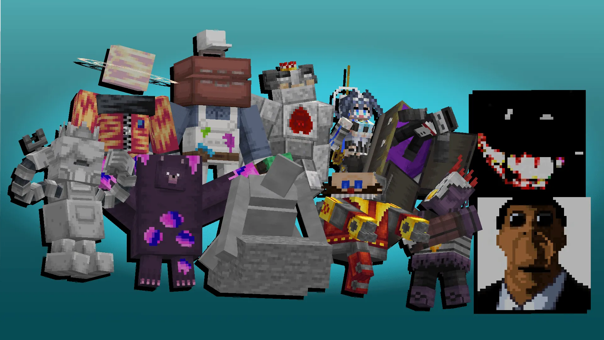 Assorted Wardens — скриншот 2 (Текстуры, Minecraft)