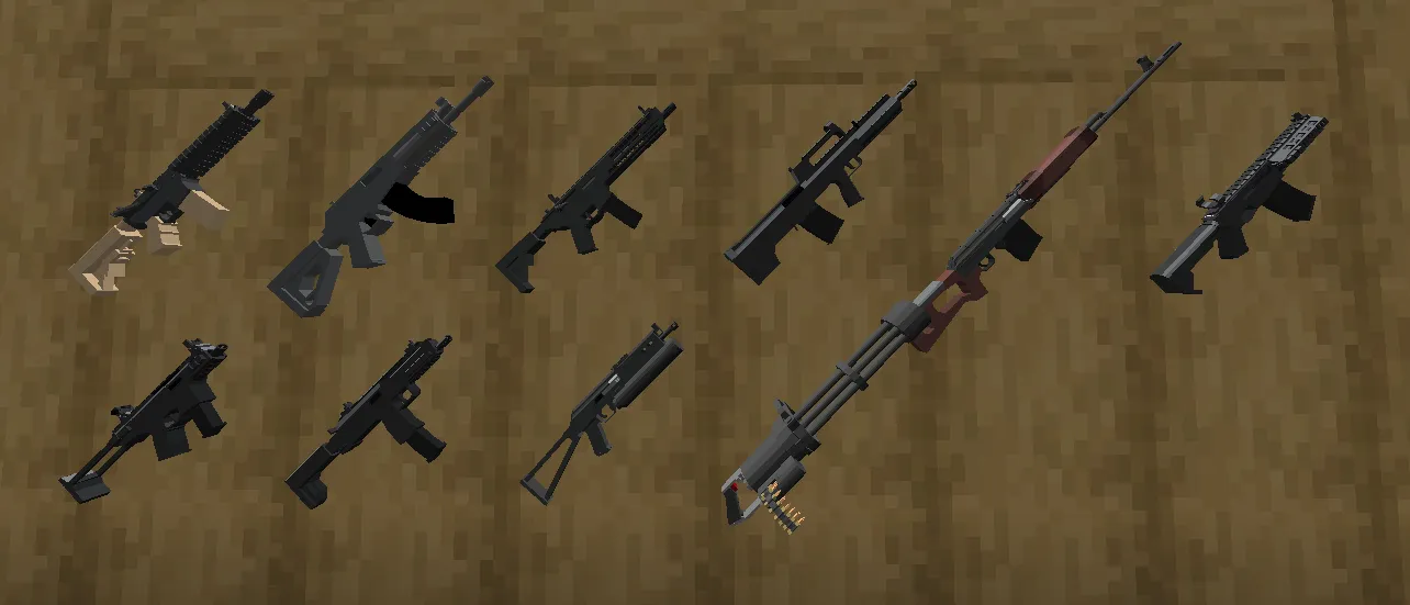 [TaCZ] Modern Warfare Gun Pack for TaCZ, Аддоны, Minecraft