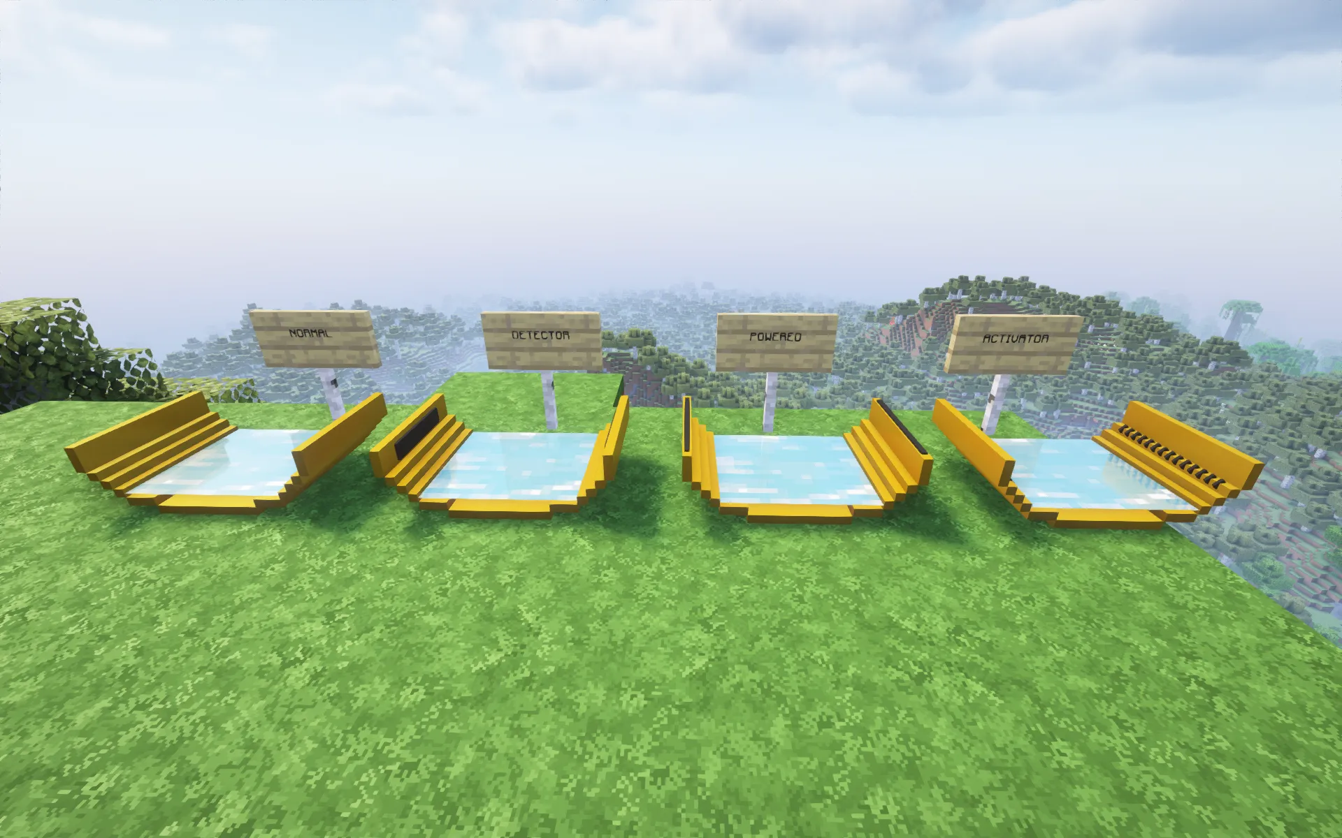 Water Flumes Rail!, Текстуры, Minecraft