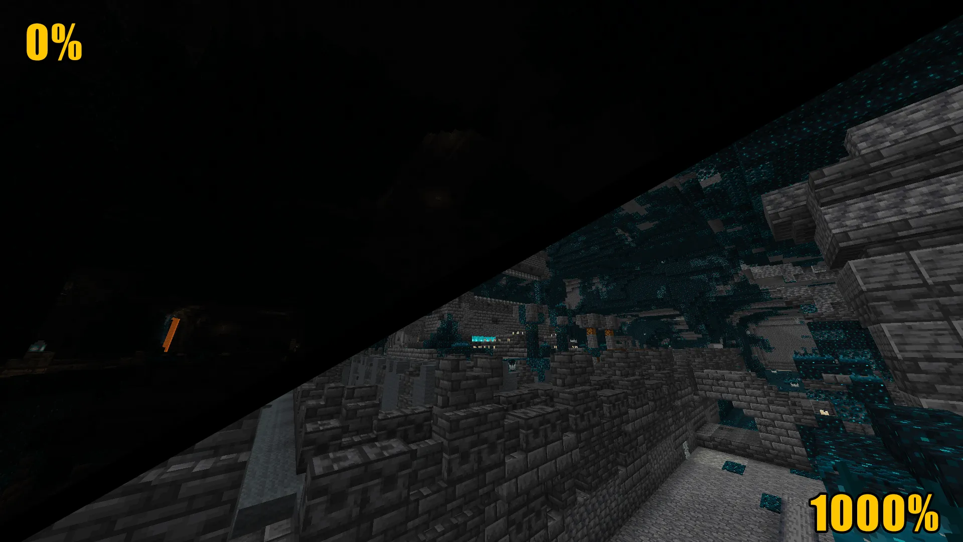 Customizable Brightness - Fullbright & Gamma Control — скриншот 2 (Моды, Minecraft)