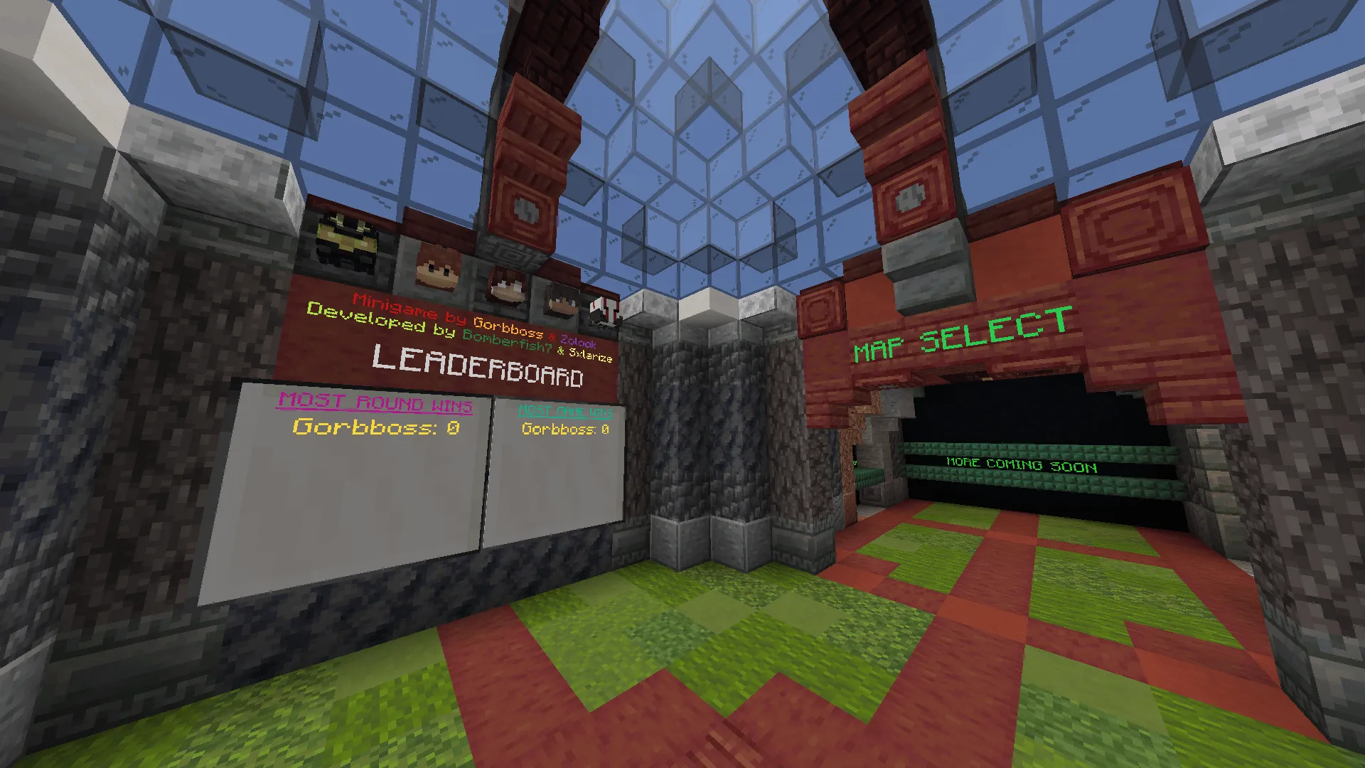 Minigame Madness - Hot Potato!, Карты, Minecraft