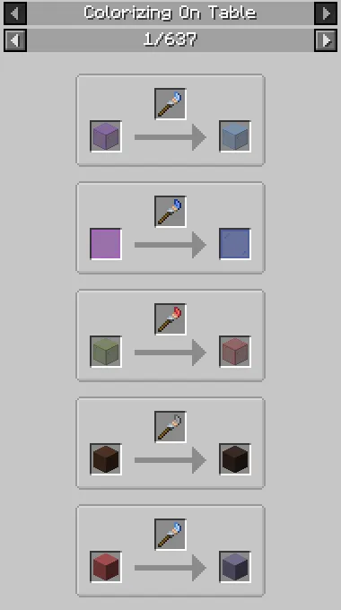 Recolored, Моды, Minecraft