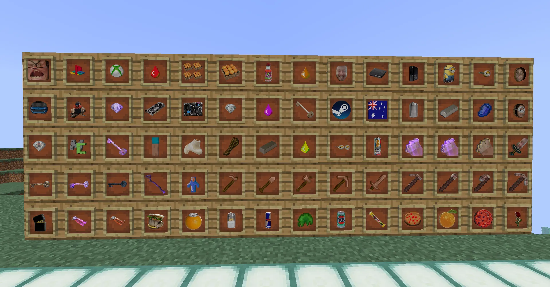 Friendcraft, Моды, Minecraft