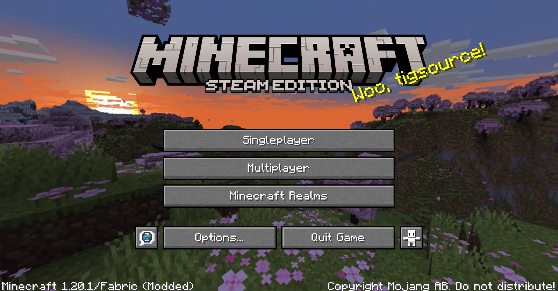 Steam Edition Title Screen — скриншот 1 (Текстуры, Minecraft)