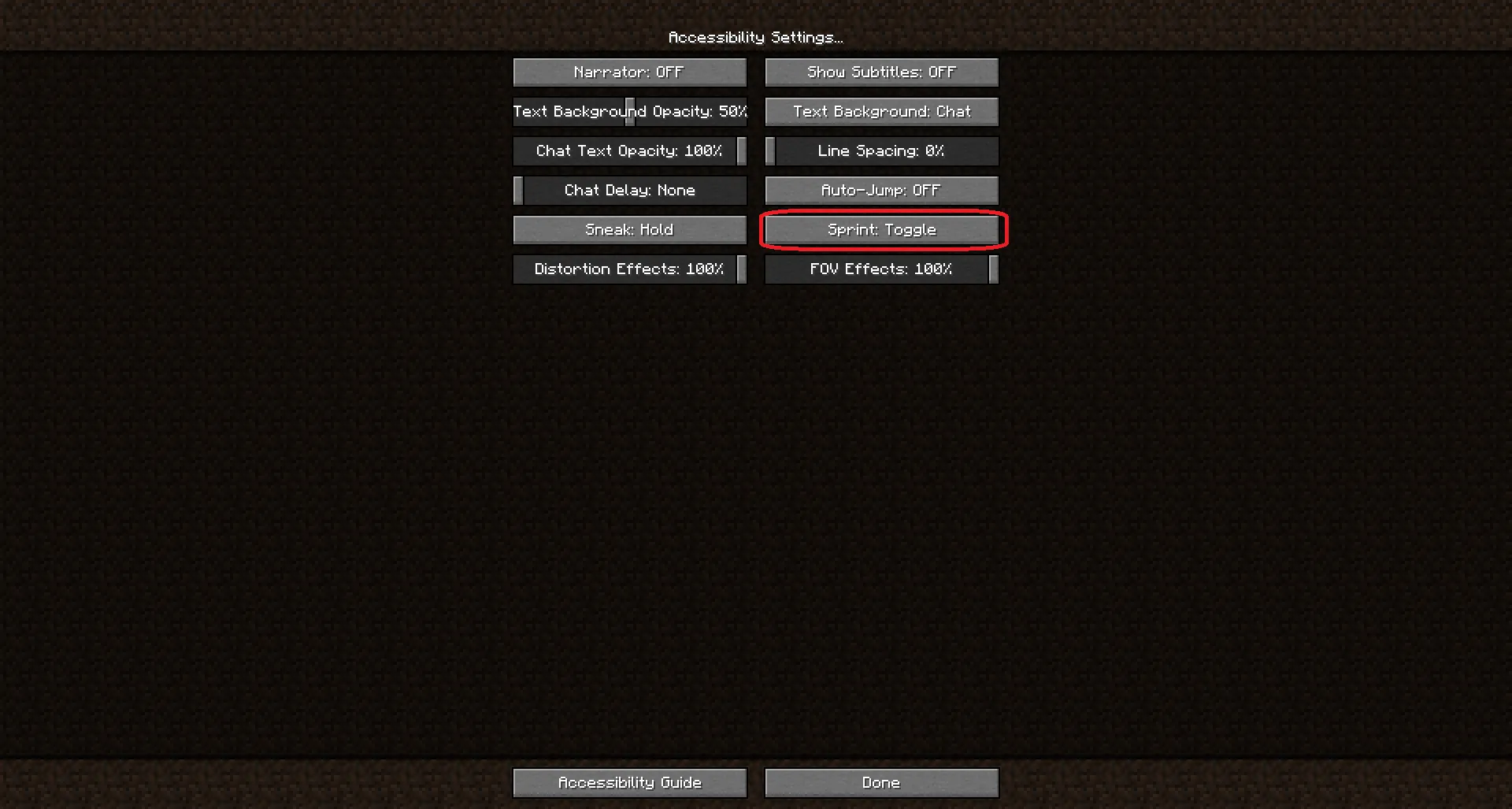 Togglesprint Viewer, Моды, Minecraft