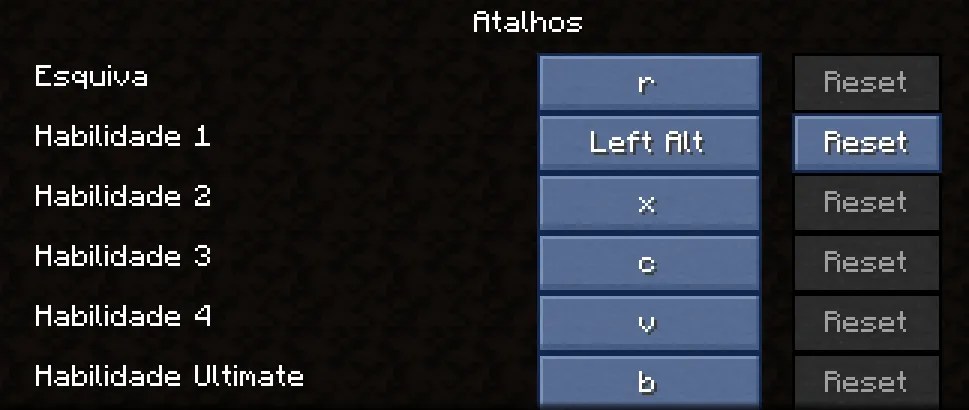MineSky Keybinds — скриншот 1 (Моды, Minecraft)