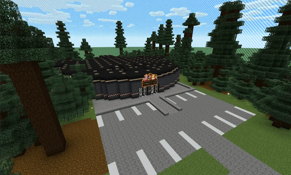 Fnaf: The Pizzeria, Карты, Minecraft