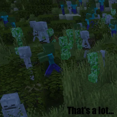 Spawn More Mobs !!! — скриншот 1 (Моды, Minecraft)