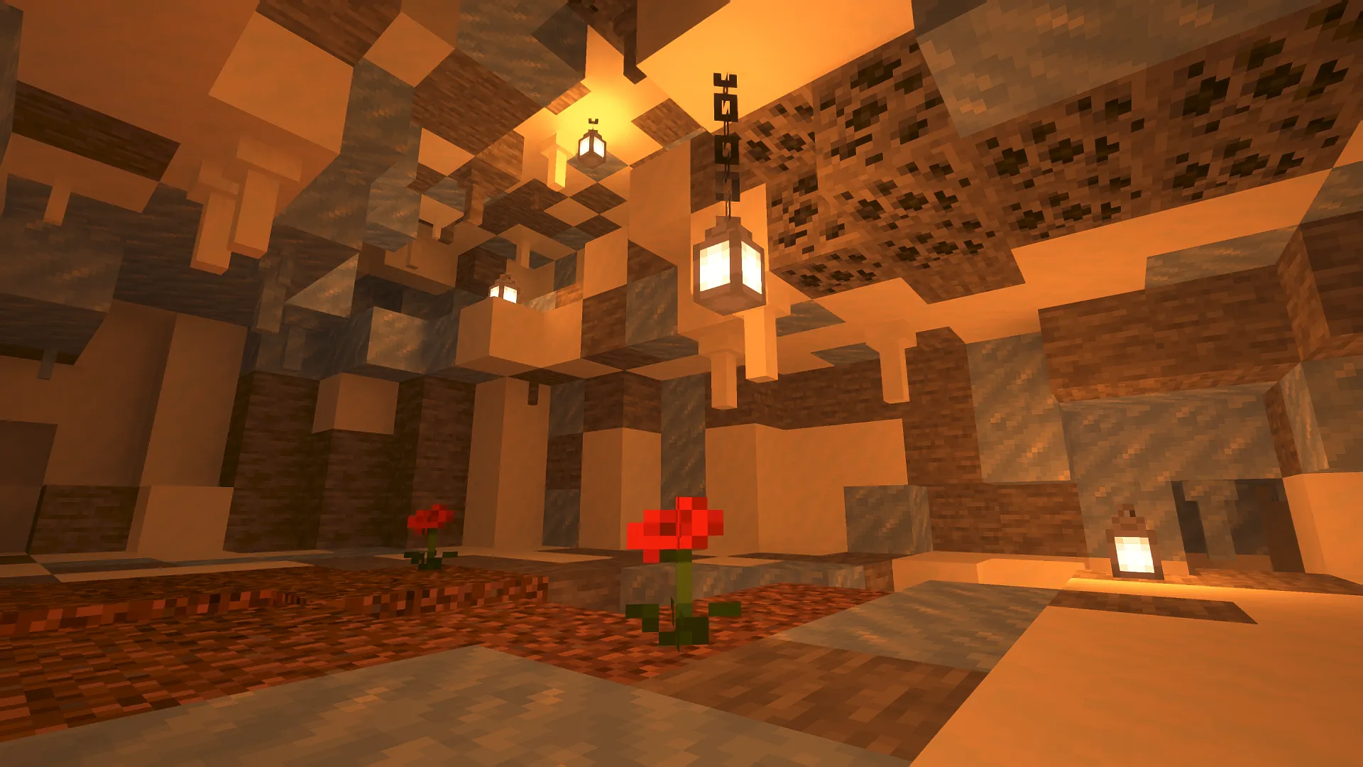 Caves Plus 𝕍𝟛.𝟝 — скриншот 3 (Текстуры, Minecraft)