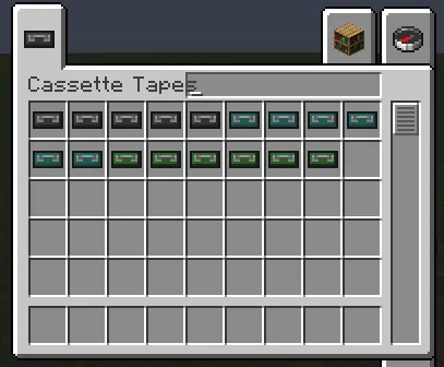 FNAF: TAPE'S AND MUSIC DISC'S, Моды, Minecraft
