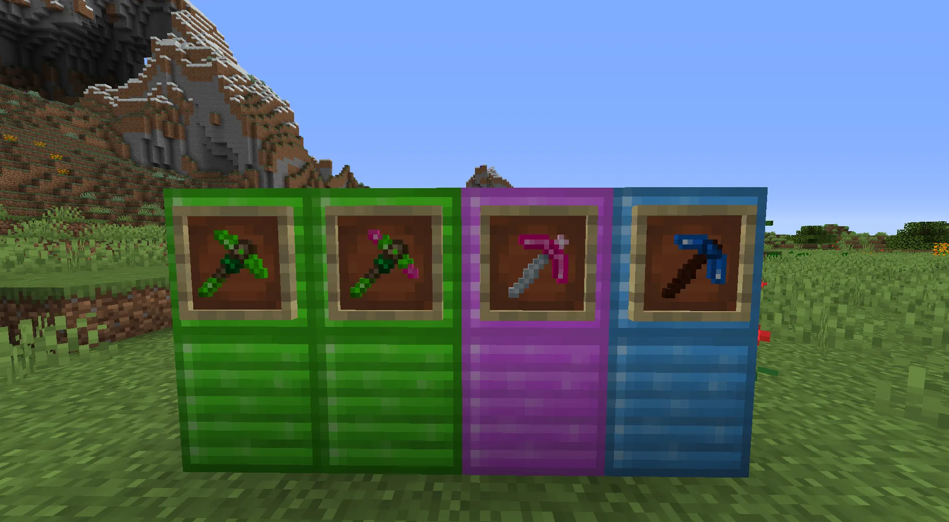 Pointier Pickaxes (Modded), Текстуры, Minecraft