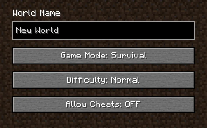 Menu Buttons of Stone — скриншот 7 (Текстуры, Minecraft)