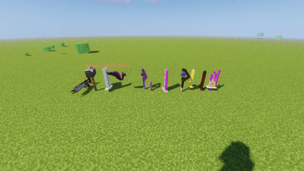 Schizophrenic RPG mod, Моды, Minecraft