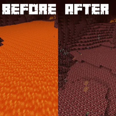 Clear Water & Lava — скриншот 1 (Текстуры, Minecraft)