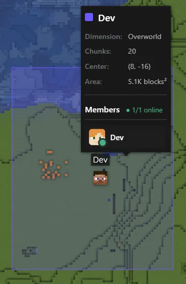 Chunks for BlueMap, Моды, Minecraft