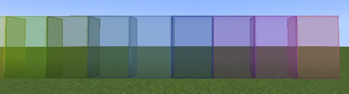 Colorful Spectral Glass — скриншот 2 (Моды, Minecraft)