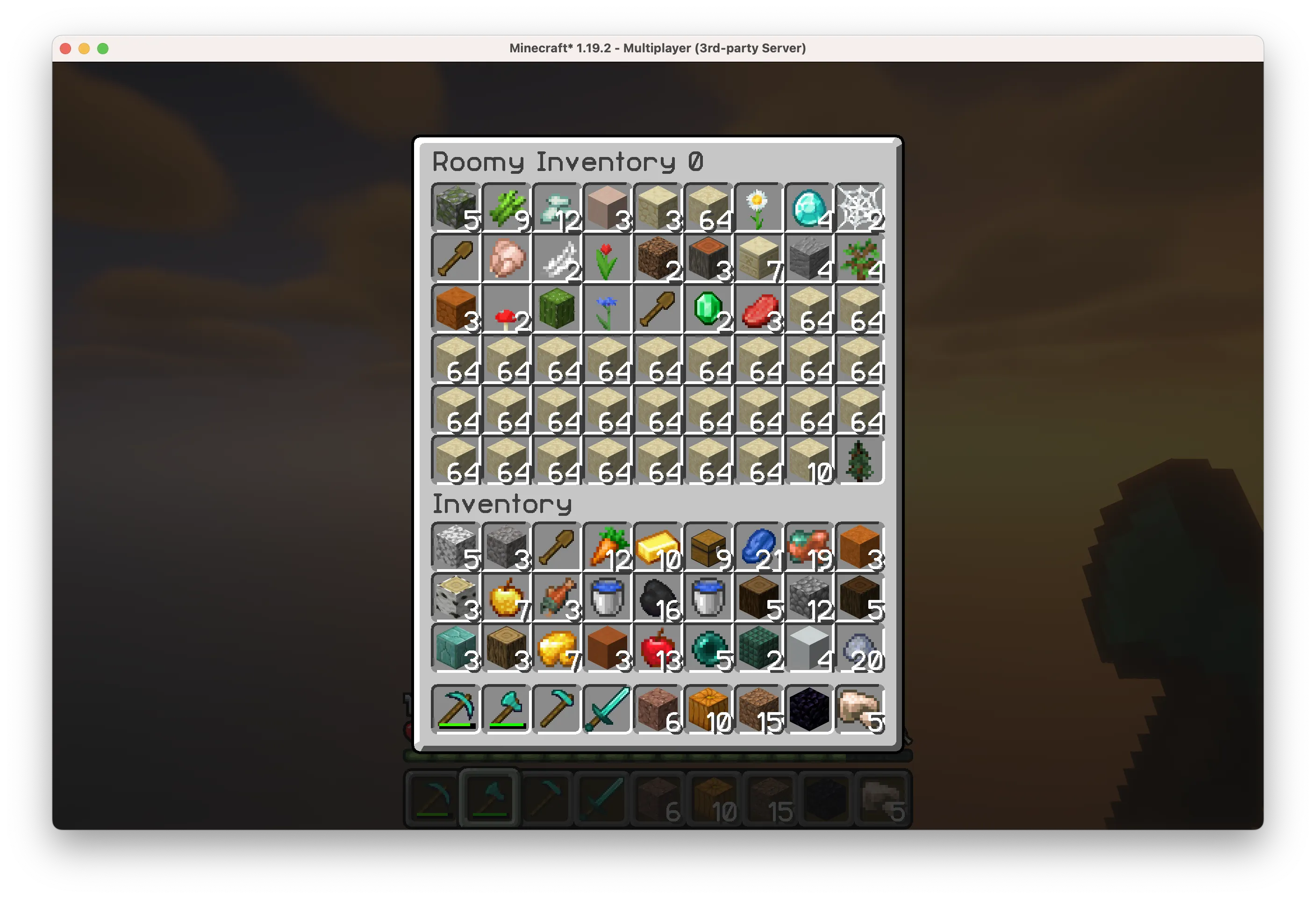 Roomy Inventory — скриншот 2 (Плагины, Minecraft)