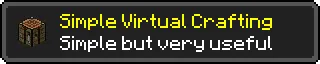Simple Virtual WorkBench — скриншот 2 (Плагины, Minecraft)