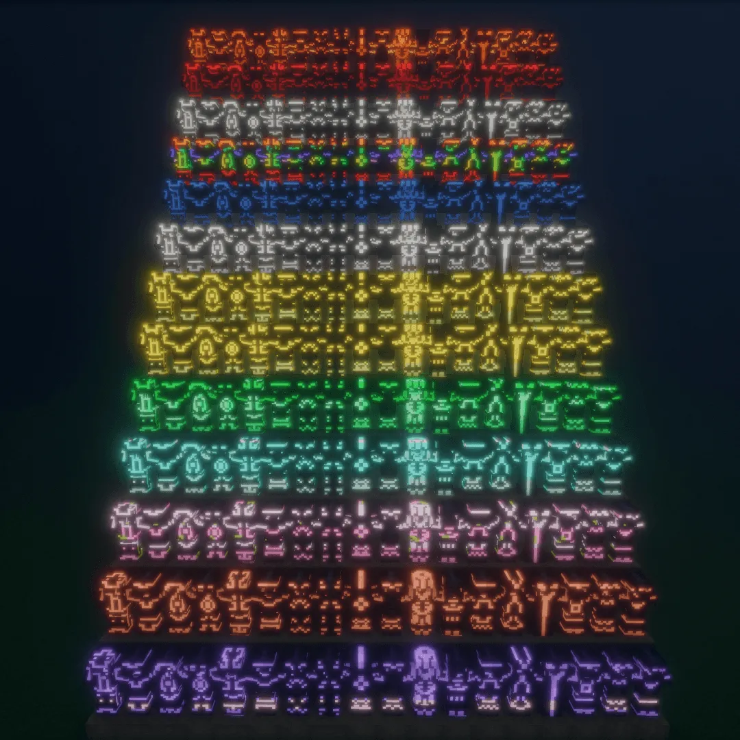 Glowing Trim Ultimate — скриншот 11 (Текстуры, Minecraft)
