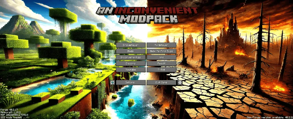 An Inconvenient Modpack — скриншот 1 (Модпаки, Minecraft)