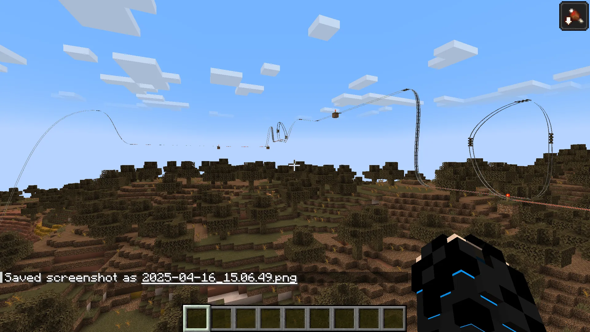 The infinite roller coaster, Карты, Minecraft