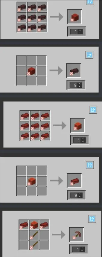 ManyThings, Моды, Minecraft