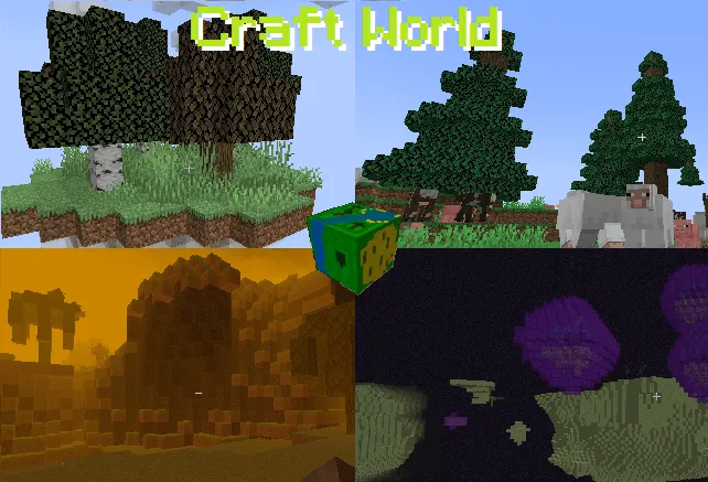 Crafty World, Моды, Minecraft