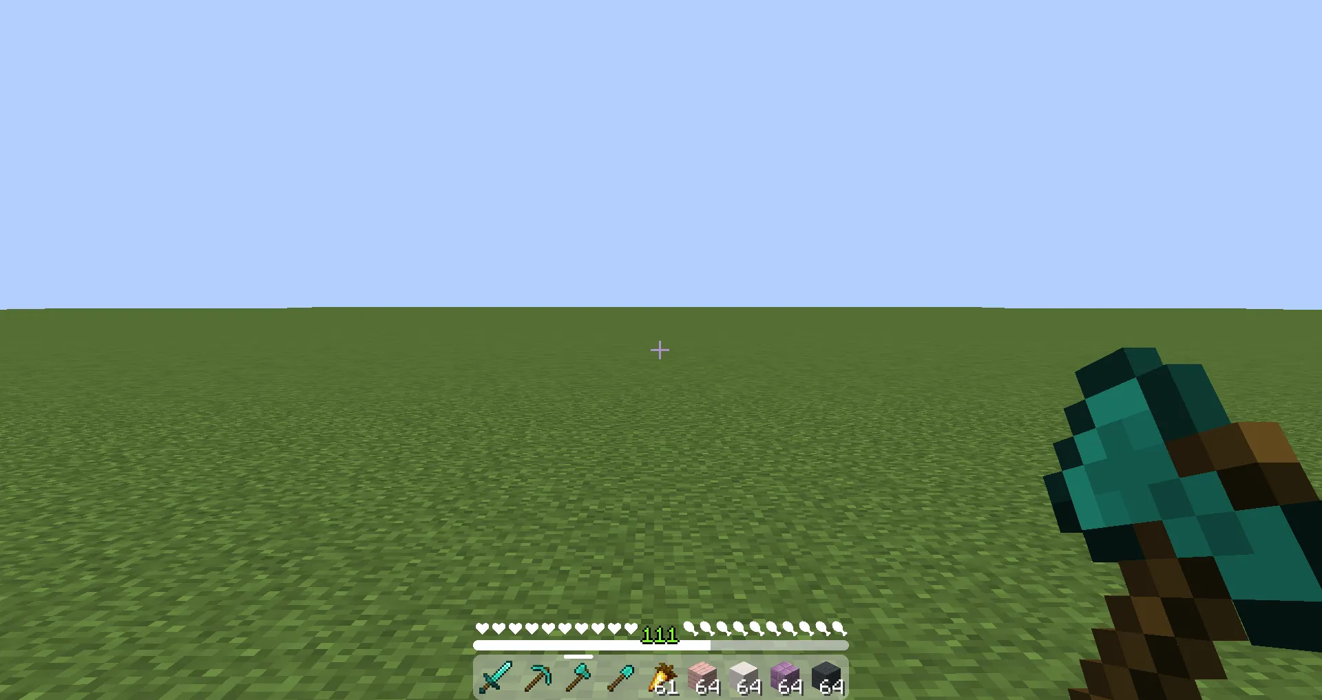 Modern Glass Hotbar — скриншот 3 (Текстуры, Minecraft)