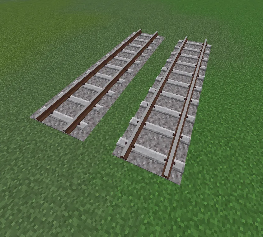 Imperial Railworks Track Pack - Immersive Railroading — скриншот 8 (Текстуры, Minecraft)