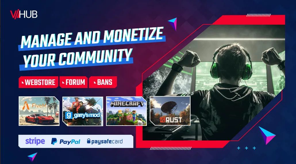 VyHub - Free Webstore & Community Management — скриншот 2 (Плагины, Minecraft)