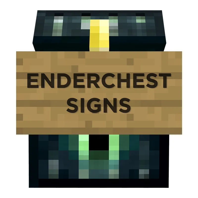 Enderchest Signs — скриншот 1 (Плагины, Minecraft)