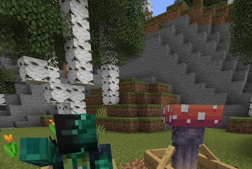Wenton's silly gun and car thingy — скриншот 1 (Модпаки, Minecraft)