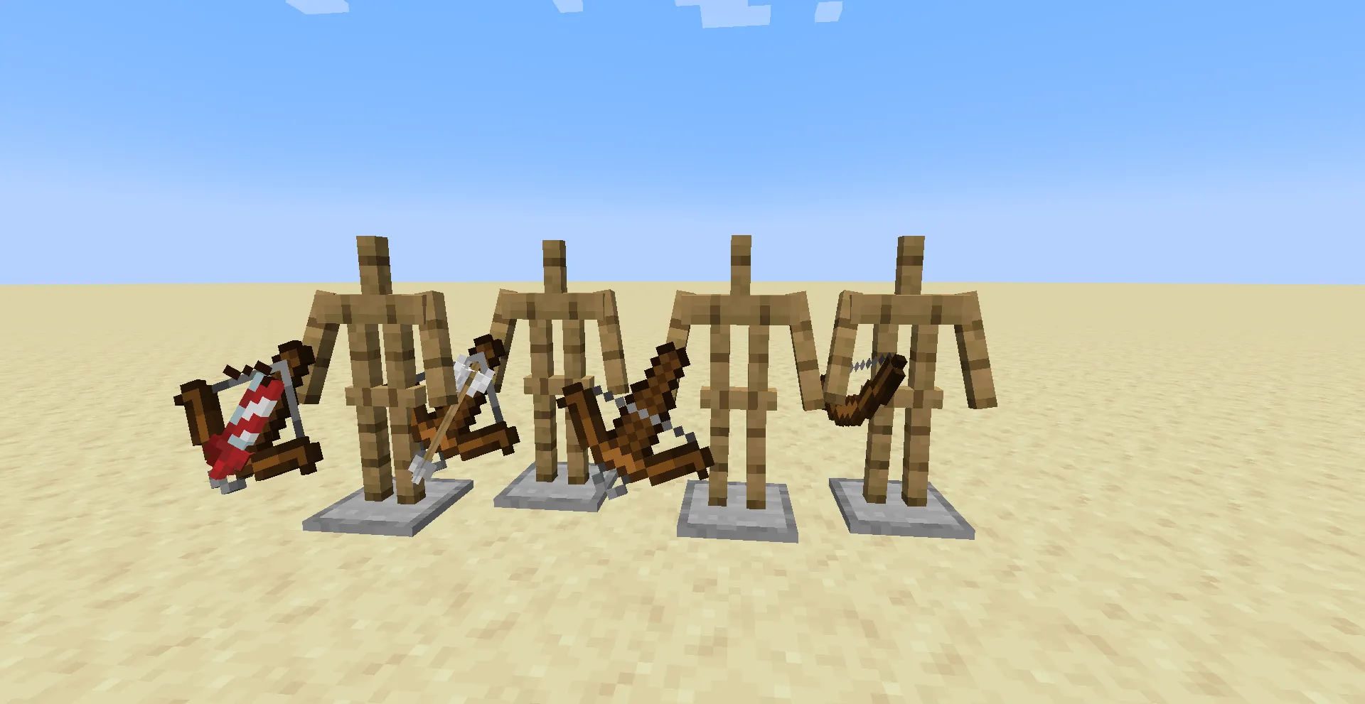 Quiz's 3D, Текстуры, Minecraft