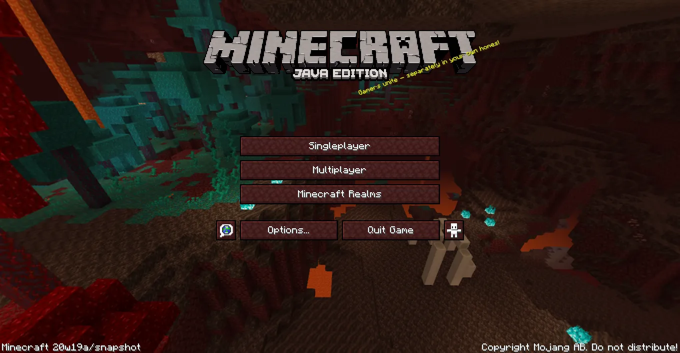 Nether Menus Pack — скриншот 3 (Текстуры, Minecraft)